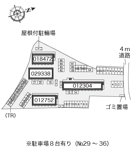 ★手数料０円★たつの市龍野町富永　月極駐車場（LP）